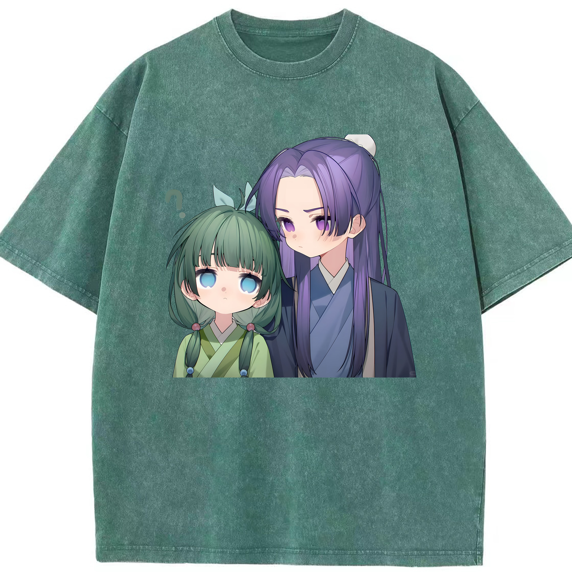 （画像用） 薬屋のひとりごと The Apothecary Diaries 綿100% ヴィンテージ風 半袖Tシャツ（フロントプリント）